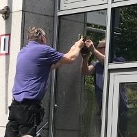 Hitzeschutz Sonnenschutz Sichtschutz Fenster Terrasse Folie Haus