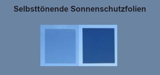 photochrome-selbsttönende Sonnenschutzfolien